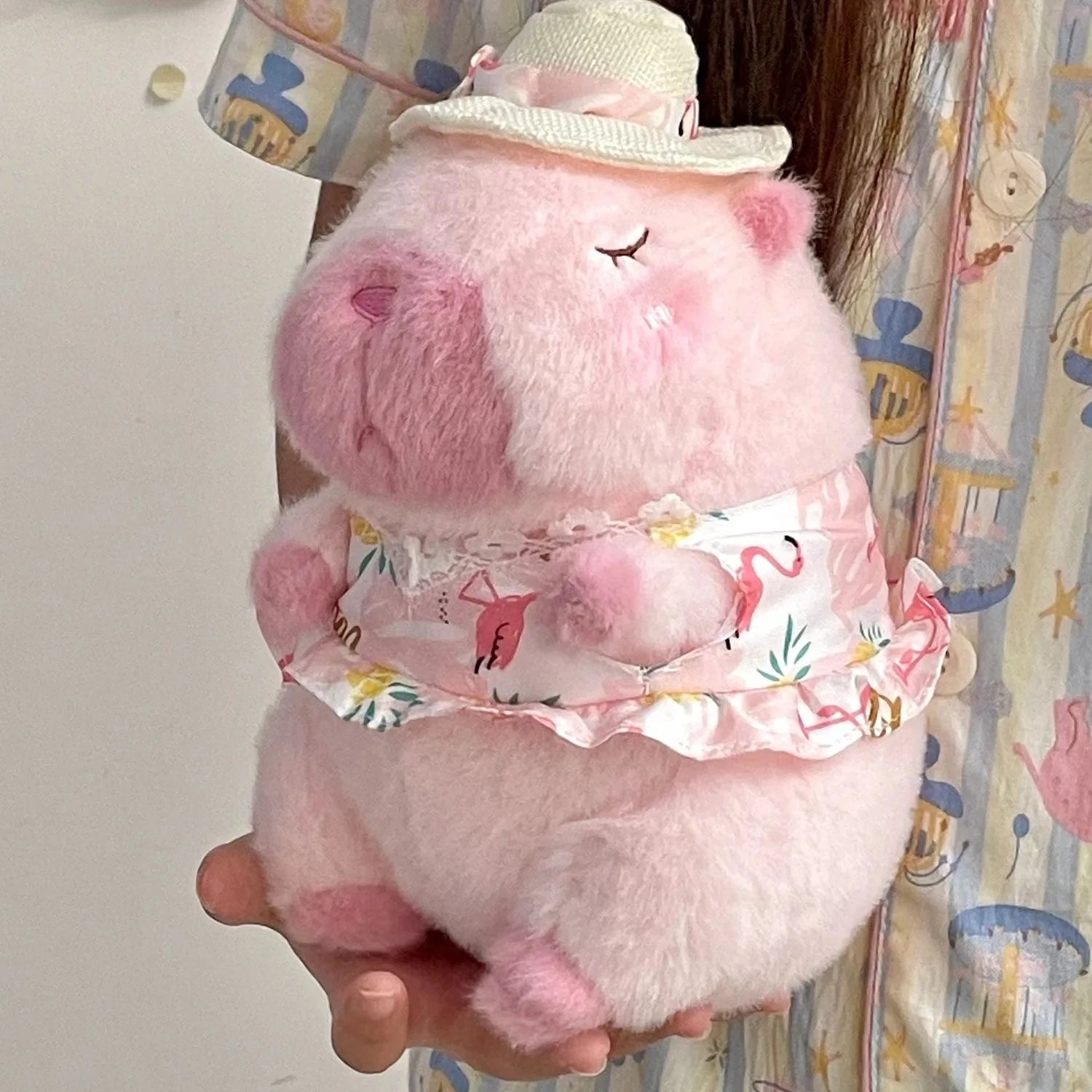 23cm Capybara Plush Simulation Capibara Anime Fluffty Toy Cute Doll Stuffed Animals Soft Doll Plush Christmas Thanksgiving Gift ALPENZO