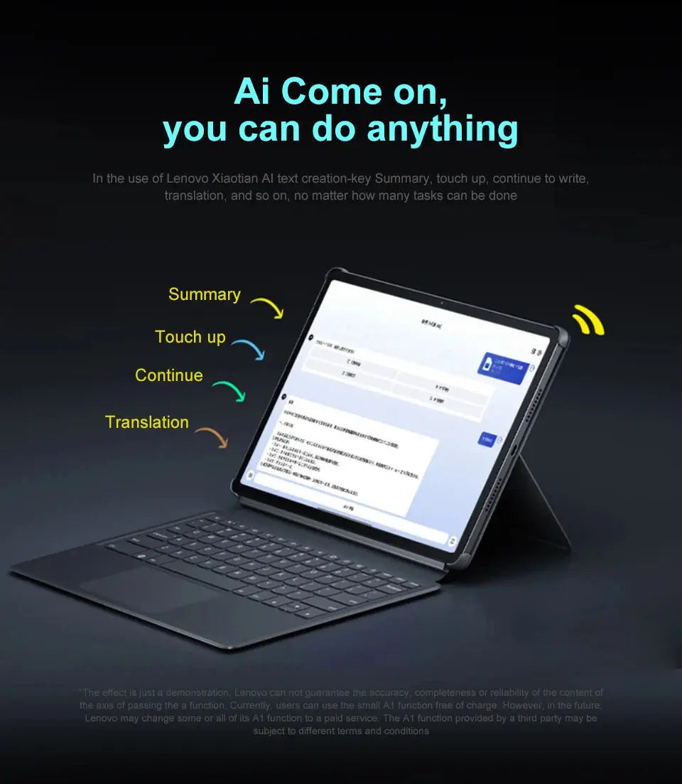 Lenovo XIAOXIN Pad Pro12.7 2025 Entertainment Office Learning Game Tablet Super Interconnection Tianji 8300 2.9k 144Hz Gray - ALPENZO