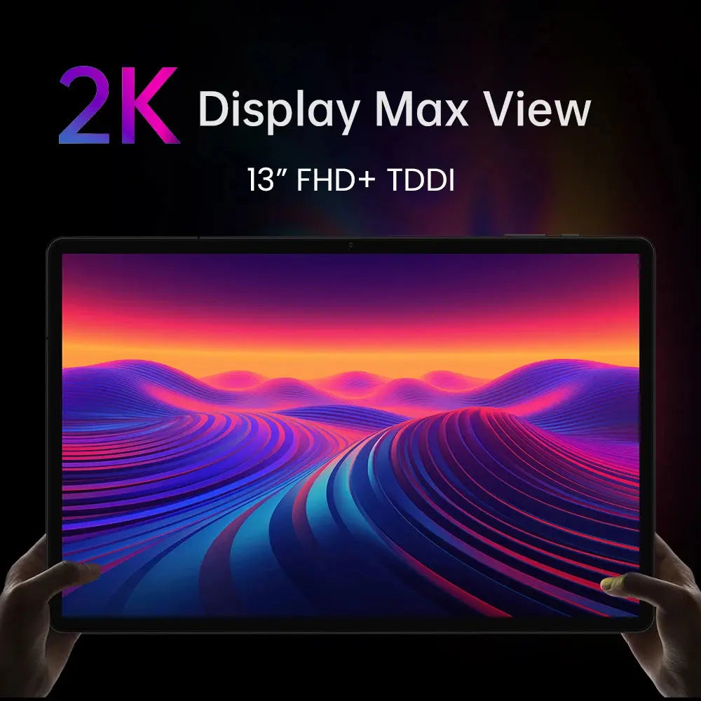 Teclast T65 Max 13" FHD Display Android 14 Tablet MediaTek G99 8GB+12GB Expansion RAM 256GB ROM 10000mAh Battery 18W Widevine L1 - ALPENZO
