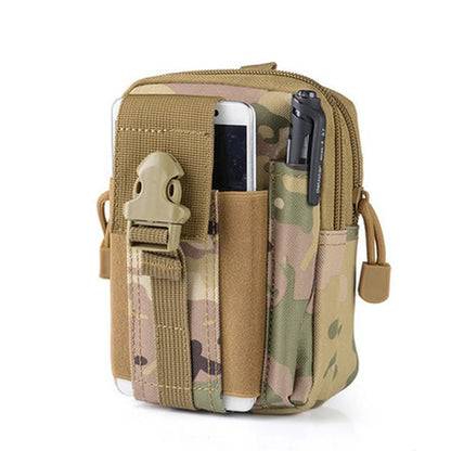 Molle Bag Waist Bag Camouflage Waterproof Nylon Multifunctional Casual Men Waist Bag Men Small Bag Phone Case
