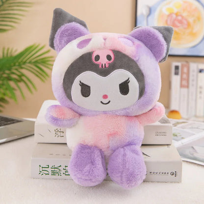 Sanrio 25Cm Anime Sanriod Toys Kawaii Kuromi  Cinnamorol Plush Soft Stuffed Animals Doll Plushie Pillow Children's Toys Gifts ALPENZO