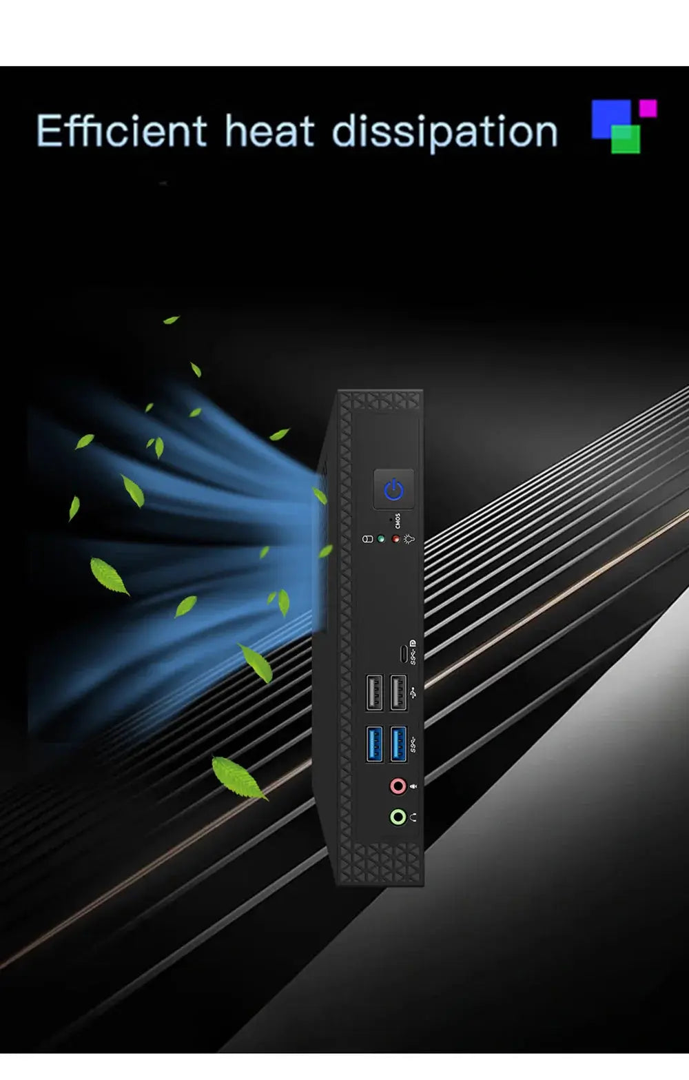 TexHoo Mini PC Computer Intel Core i7 i5 Processador ITX Windows 10 Pro Thin Client Industry COM SSD Bluetooth WIFI Brand New - ALPENZO