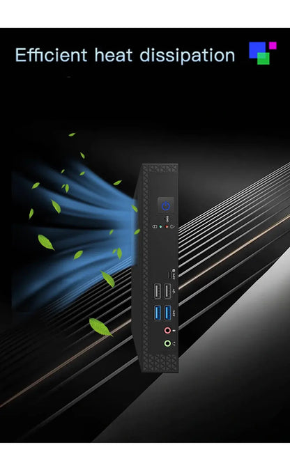 TexHoo Mini PC Computer Intel Core i7 i5 Processador ITX Windows 10 Pro Thin Client Industry COM SSD Bluetooth WIFI Brand New - ALPENZO