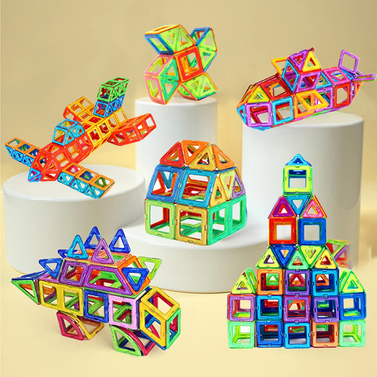 Magnetic Building Blocks Big Size and Mini Size DIY Magnets Toys for Kids Designer Construction Set Gifts for Children Toys ALPENZO
