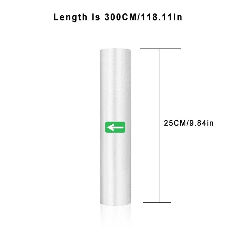 Sous Vide Roll Bags For Vacuum Packing Machine Packaging Food Storage Vacuum Bags for Vacuum Sealer length is 300CM - ALPENZO