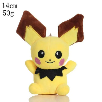 Clearance_Original Pokemon Plush Keychain Cartoon Toys Pikachu Charmander Psyduck Squirtle Snorlax Wobbuffet Doll Kids Kawai Toy ALPENZO