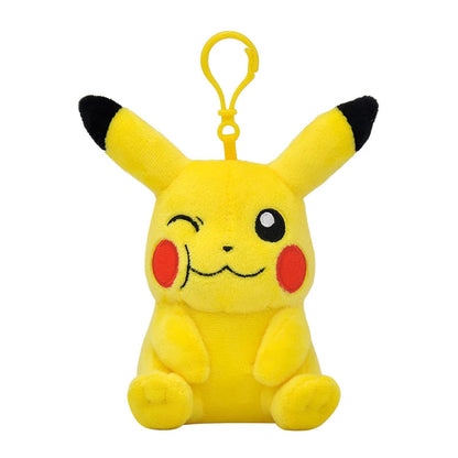 Clearance_Original Pokemon Plush Keychain Cartoon Toys Pikachu Charmander Psyduck Squirtle Snorlax Wobbuffet Doll Kids Kawai Toy ALPENZO