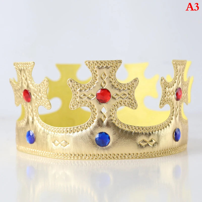 Birthday Crown Hats Girl Queen Hat Boys King Kids Adult Party Hats Party Decorations Crown Supplies ALPENZO