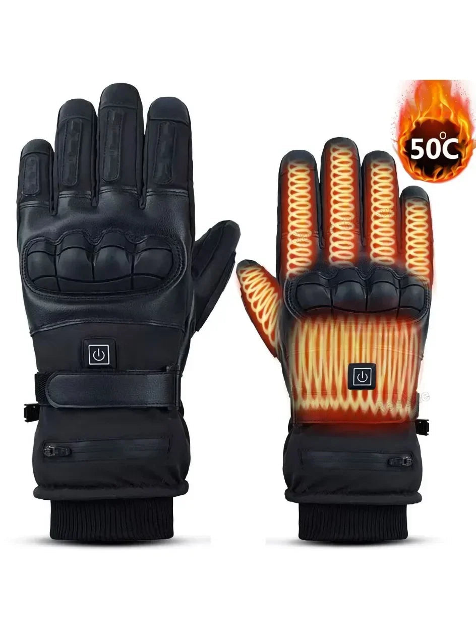 heated Tatical Glove Motorcycle Gloves Man Bicycle Supplies for You Automobiles and Motorcycles Bike Accessories Men's Cycling ALPENZO
