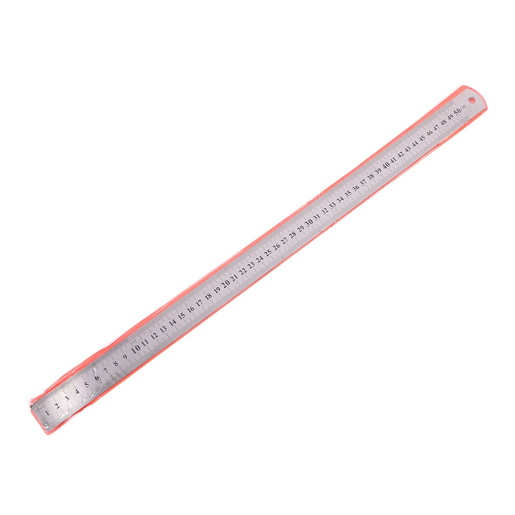Stainless Steel Metal Straight Ruler Precision Double Sided Precision Measuring Tool Scale Metric Ruler Accessories 15-40cm ALPENZO