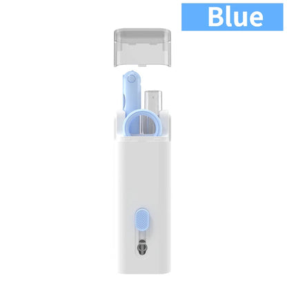 7-in-1 Computer Keyboard Cleaner Brush Screen cleaning Spray Bottle Set Earphones Cleaning Pen Cleaning Tools Keycap Puller ALPENZO