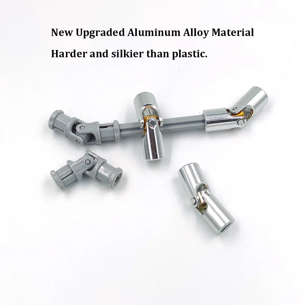 10PCS Plastic Universal Joint Metal Universal Joint 3L MOC Power Functions 61903 Shaft Compatible With Legoeds Bricks ALPENZO