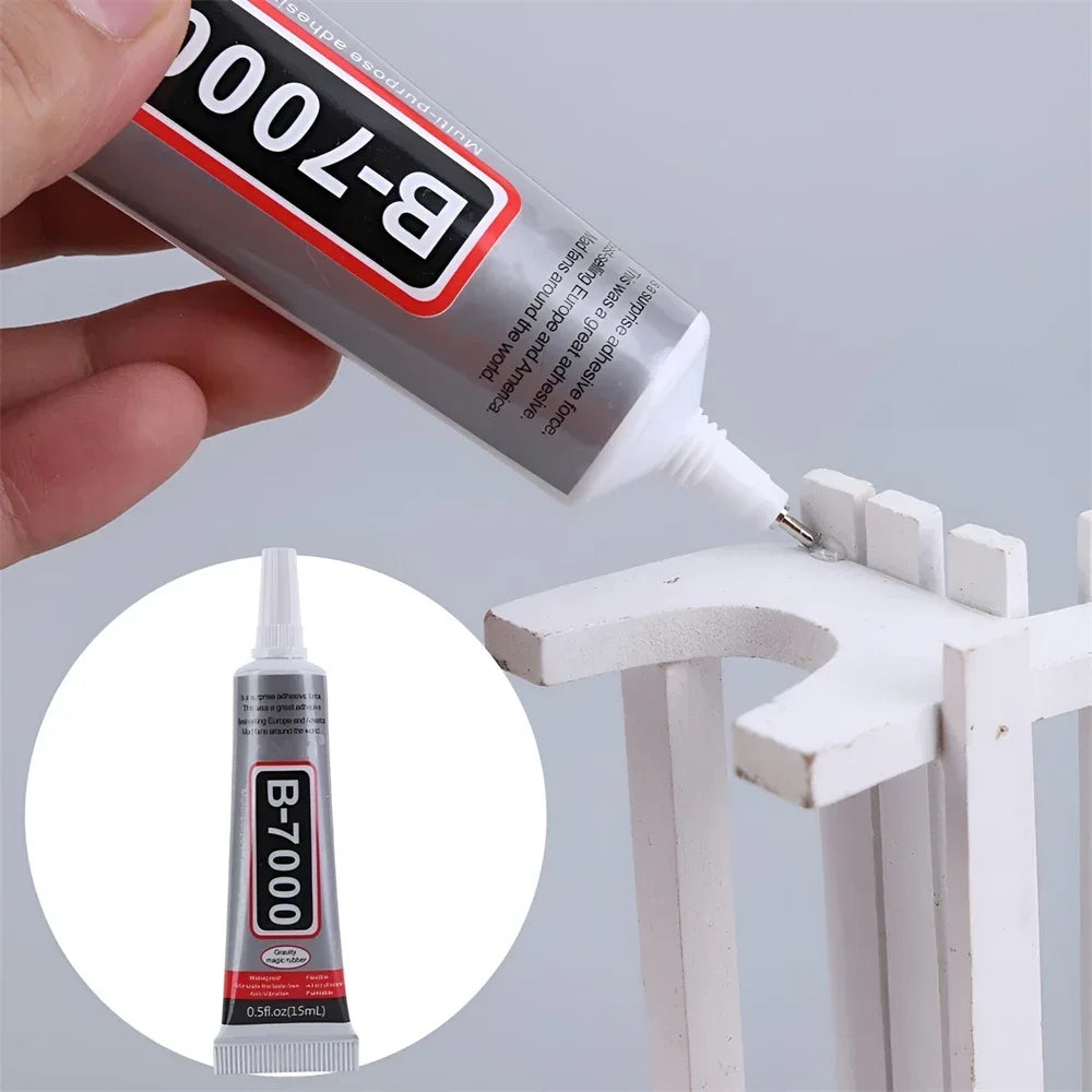 1 pc 15/50/110ml B-7000 Glue T-8000 Adhesive Epoxy Resin Repair Cell Phone Touch Screen Liquid Glue Jewelry Craft Adhesive Glue ALPENZO