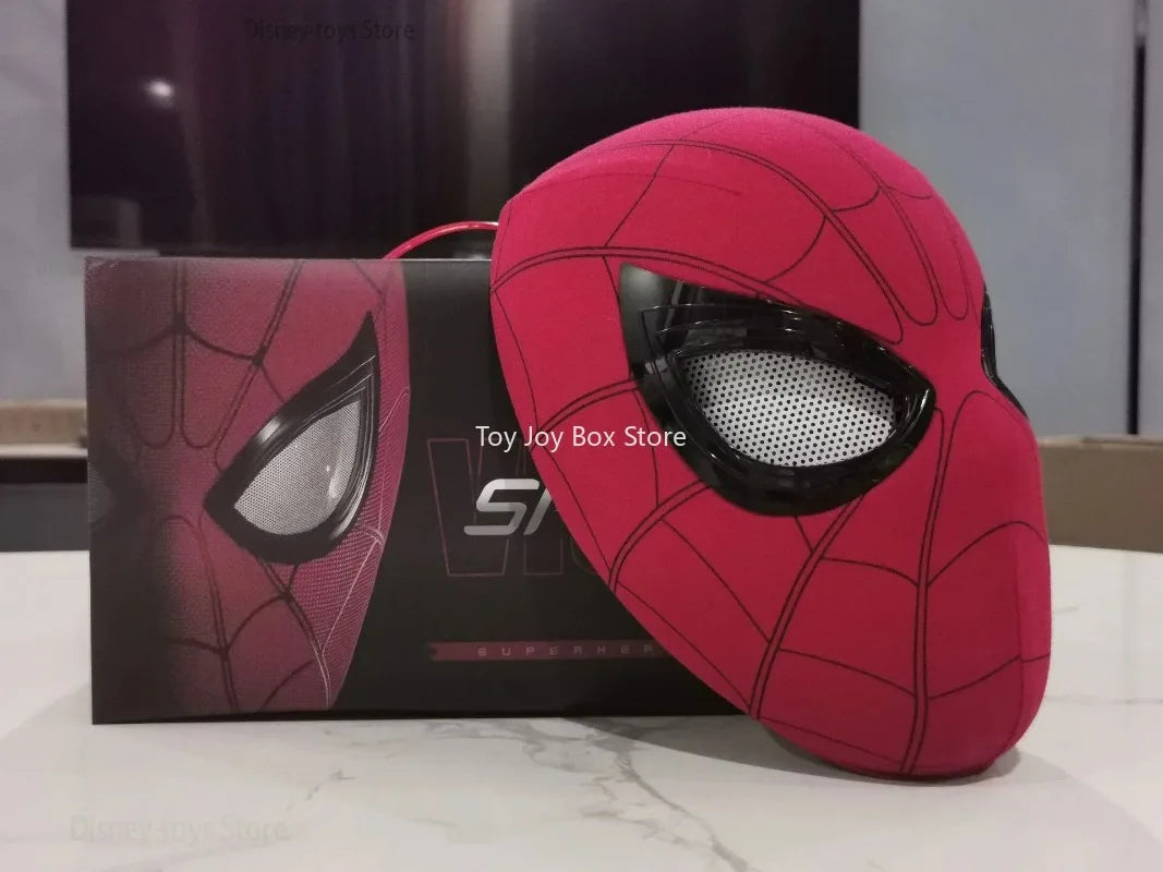 New Spider-man:no Way Home Spider Man Mask Luxury Helmet Rechargeable Remote Eyes Movable Mask Cosplay Decoration Gift Toys ALPENZO