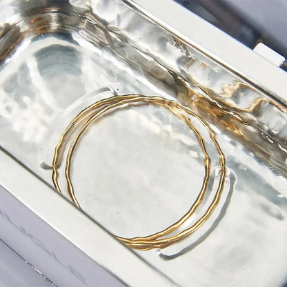 Ultrasonic Cleaner 35W High Frequency Cleaning Jewelry Glasses Watches Multifunctional 500ML Ultrasonic Cleaning Cleaning Bath - ALPENZO