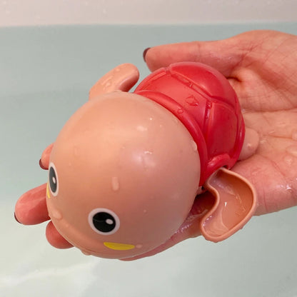 Baby Bath Toys Bathing Cute Swimming Turtle Whale Pool Beach Classic Chain Clockwork Water Toy For Kids Water Playing Toys ALPENZO