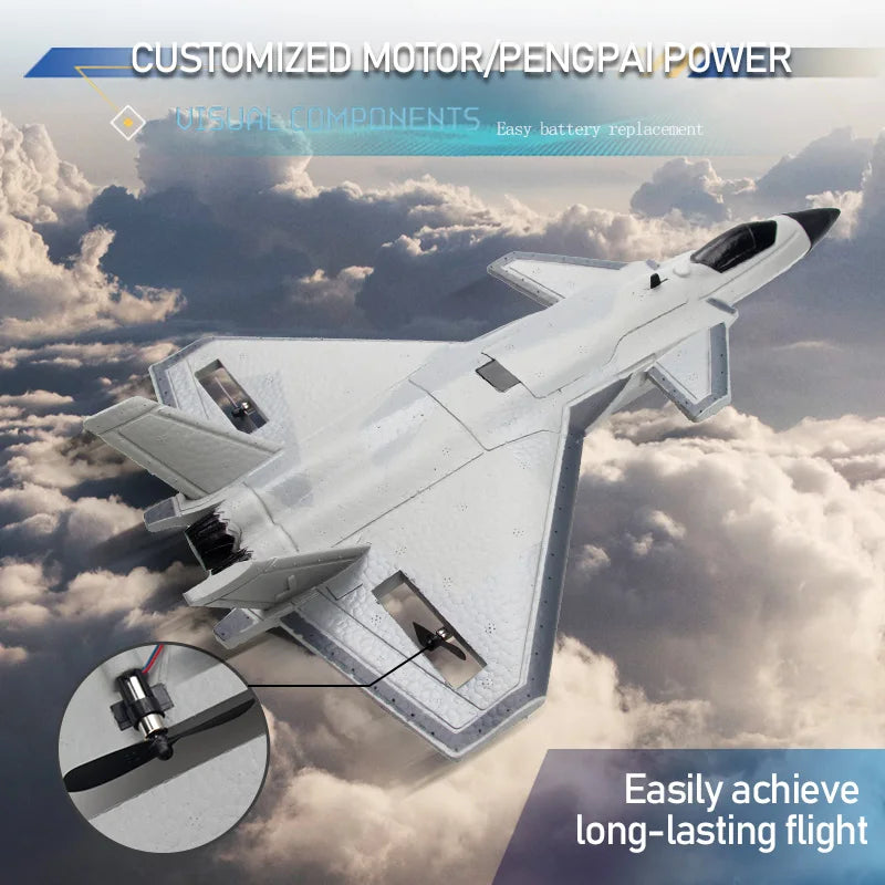 RC Foam Aircraft SU-35 Plane 2.4G Radio Control Glider Remote Control Fighter Plane Glider Airplane Foam Boys Toys for Children ALPENZO