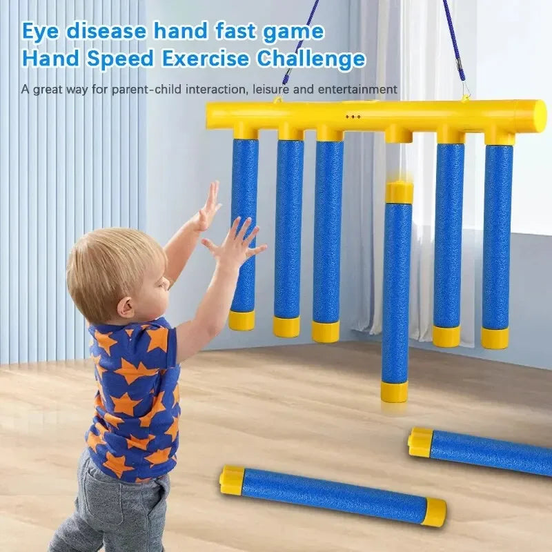 Challenge Falling Sticks Game Kids Stick Catching Toy Training Reaction Ability Educational Parent-Child Interactive Toy Sports ALPENZO
