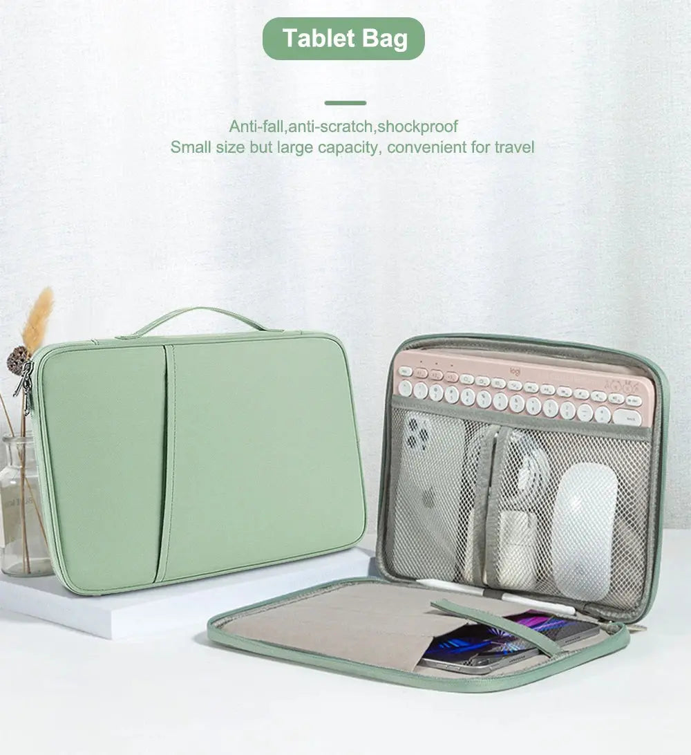 Tablet Sleeve Bag For iPad Pro 12 9 11 13 inch Pouch iPad 10th 9th 8th 7th Generation Air 5 4 3 2021 2022 Waterproof Tablet Bag - ALPENZO