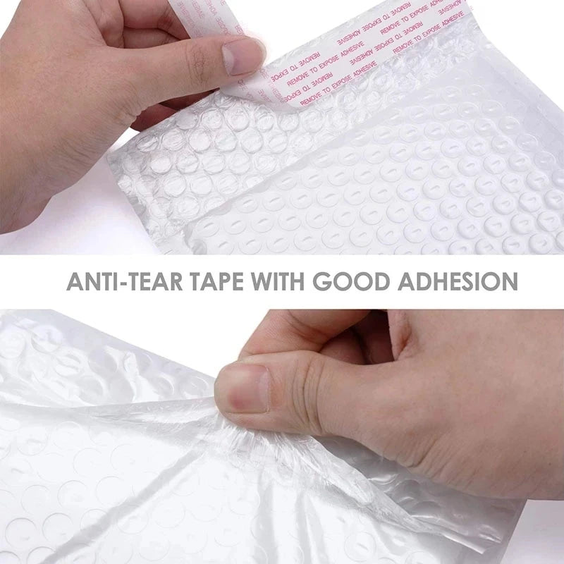10-50Pcs Bubble Envelopes White Foam Shipping Bags Poly Bubble Mailers Pad Self Seal Packing Bags 11cm 15cm 23cm Wholesale ALPENZO