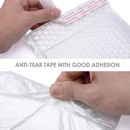 10-50Pcs Bubble Envelopes White Foam Shipping Bags Poly Bubble Mailers Pad Self Seal Packing Bags 11cm 15cm 23cm Wholesale ALPENZO