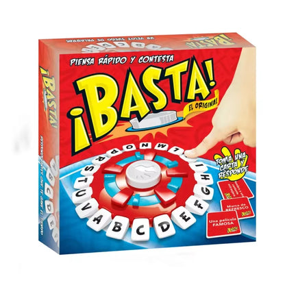 Basta 2.0 Spanish English Word Board Game Electronic Button Digital Display Quick Thinking Letters Pressing Travel Games Gifts