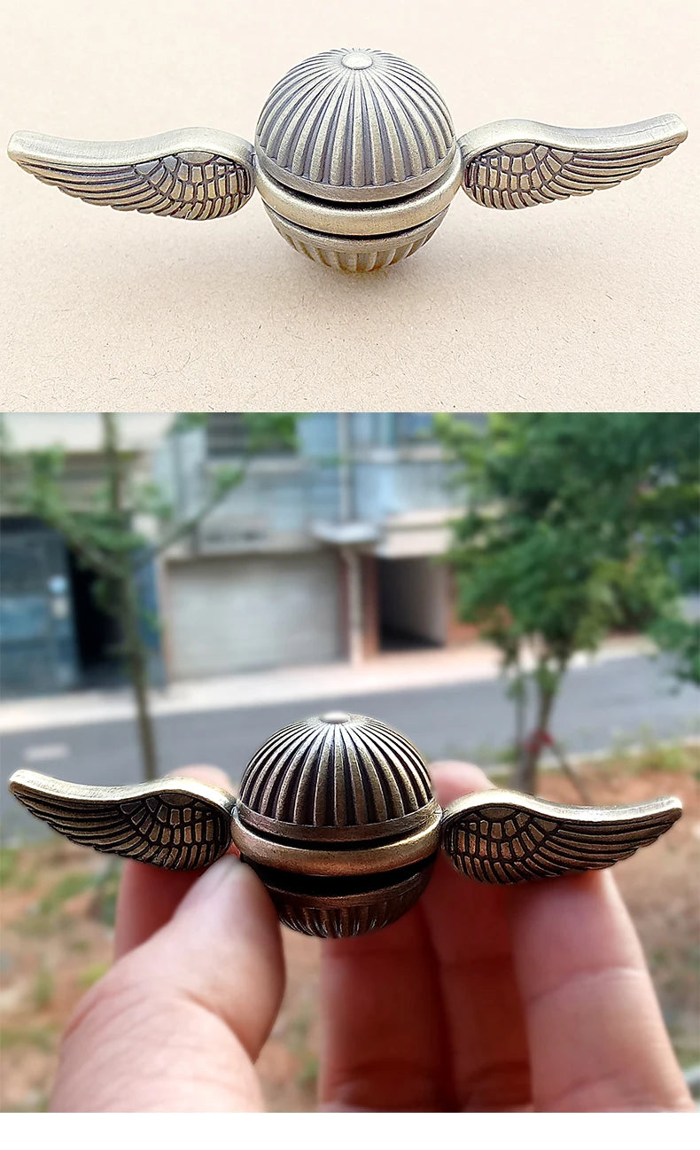 Funny Fidget Spinner Toys Metal Anti Stress Hand Spinner Toys Spinning Gyro Finger Rotation Gyroscope Toy for Kids Adult Gifts ALPENZO