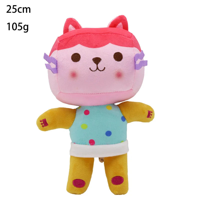 Newest 8 Stlyes Gabby Dollhouse Plush Toy Mercat Cartoon Stuffed Animals Mermaid Cat Plushie Doll Kids Birthday Christams Gifts ALPENZO