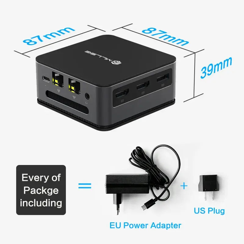 MLLSE G2 Mini PC Windows 11 Pro Alder Lake N100 Intel 12th DDR5 12GB RAM 512GB SSD WiFi 6 BT5.2 Desktop Computer Mini Pc Work - ALPENZO