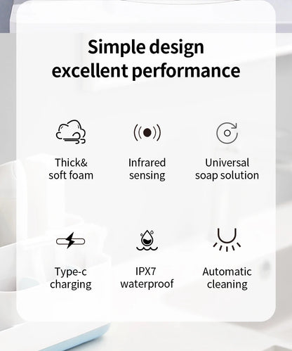 ZW-XP20F1 induction soap dispenser with convenient touch and fully sealed design, high capacity and long endurance - ALPENZO