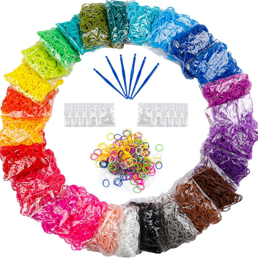 Loom Rubber Bands Refill Kit Premium Bracelet Making Kit for Kids Weaving DIY Crafting Toys Christmas Gift Children Toys ALPENZO