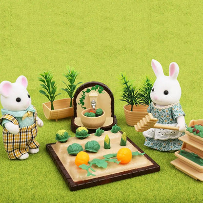 Forest Animal Family Dollhouse Furniture 1/12 Miniature Toys Girl Dolls Accessories Bedroom Bathroom Dollhouse Kit For Dolls ALPENZO