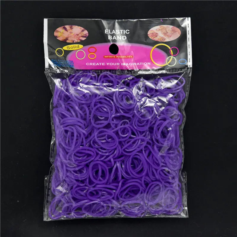Pantone Color Western European Style Rubber Band Rainbow Knitting Machine Bracelets Loom Bands Arts & Crafts, DIY Toys ALPENZO