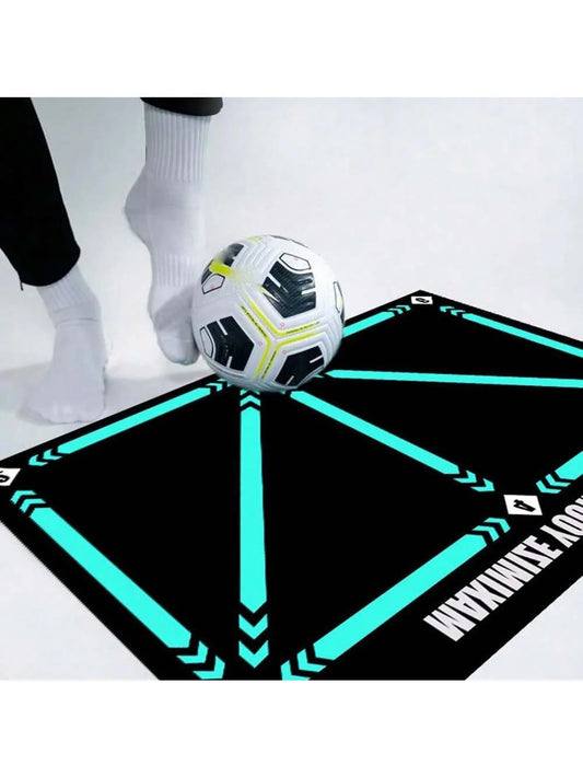 Thick Soccer Training Mat 60x90cm Durable Non-Slip Foldable For Kids Adults Indoor Outdoor Football
