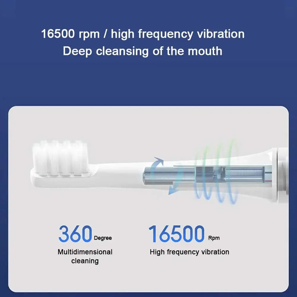 XIAOMI Mijia T100 Sonic Electric Toothbrush Mi Smart Tooth Brush Colorful USB Rechargeable IPX7 Waterproof For Toothbrushes head - ALPENZO