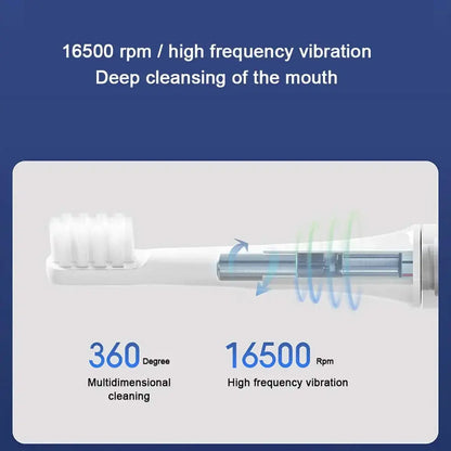 XIAOMI Mijia T100 Sonic Electric Toothbrush Mi Smart Tooth Brush Colorful USB Rechargeable IPX7 Waterproof For Toothbrushes head - ALPENZO