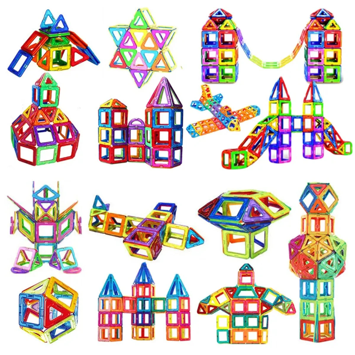 Magnetic Building Blocks Big Size and Mini Size DIY Magnets Toys for Kids Designer Construction Set Gifts for Children Toys ALPENZO