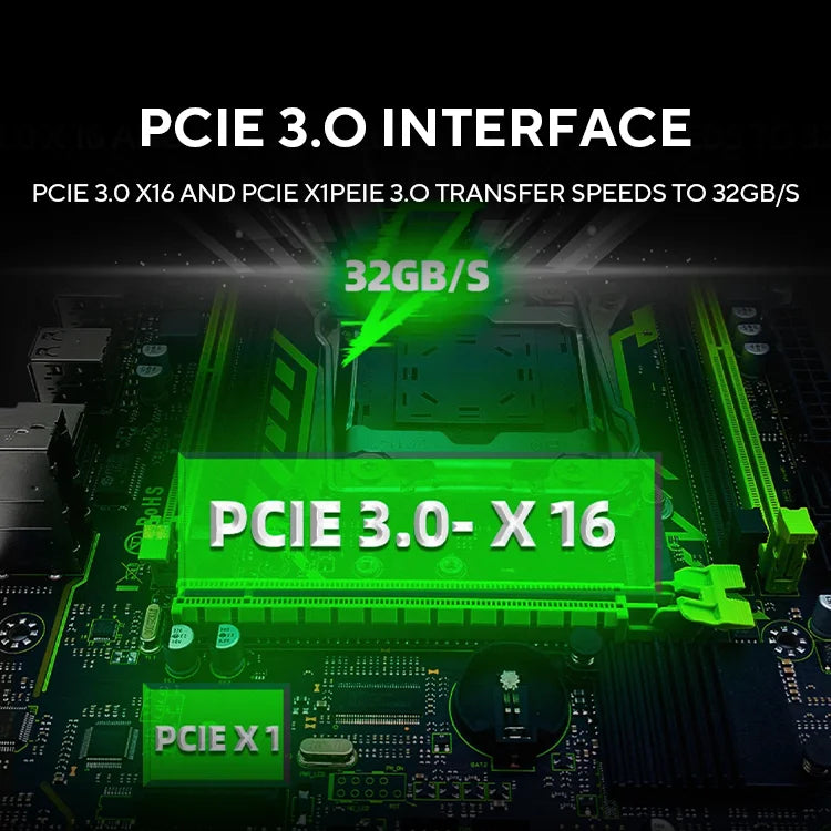 ZSUS X99-8D4 Motherboard Set Kit With LGA2011-3 Xeon E5 2650 V4 CPU DDR4 16GB (1*16GB) 2133MHZ RAM Memory NVME M.2 SATA - ALPENZO