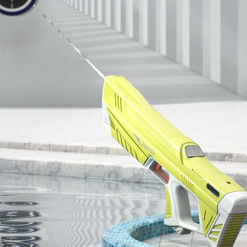 43cm Full Electric Automatic Water Storage Gun Toys Portable Children Summer Beach Outdoor Fight Fantasy Toys for Boys Kids Game ALPENZO