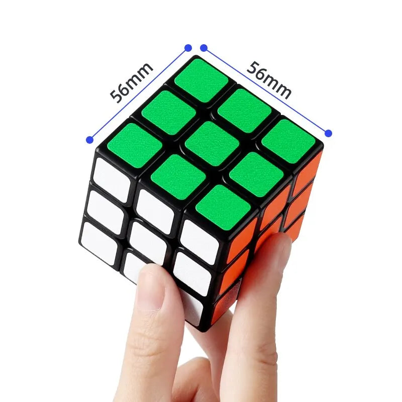 SENGSO Magic Cube 3x3 Frosted Texture Sticker Magic Cube Educational Toys Children Puzzle Toys Designated For Competition Cubes ALPENZO
