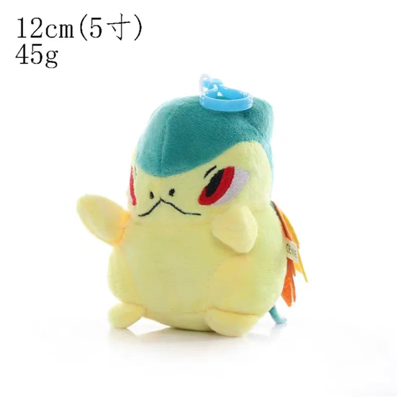 Clearance_Original Pokemon Plush Keychain Cartoon Toys Pikachu Charmander Psyduck Squirtle Snorlax Wobbuffet Doll Kids Kawai Toy ALPENZO
