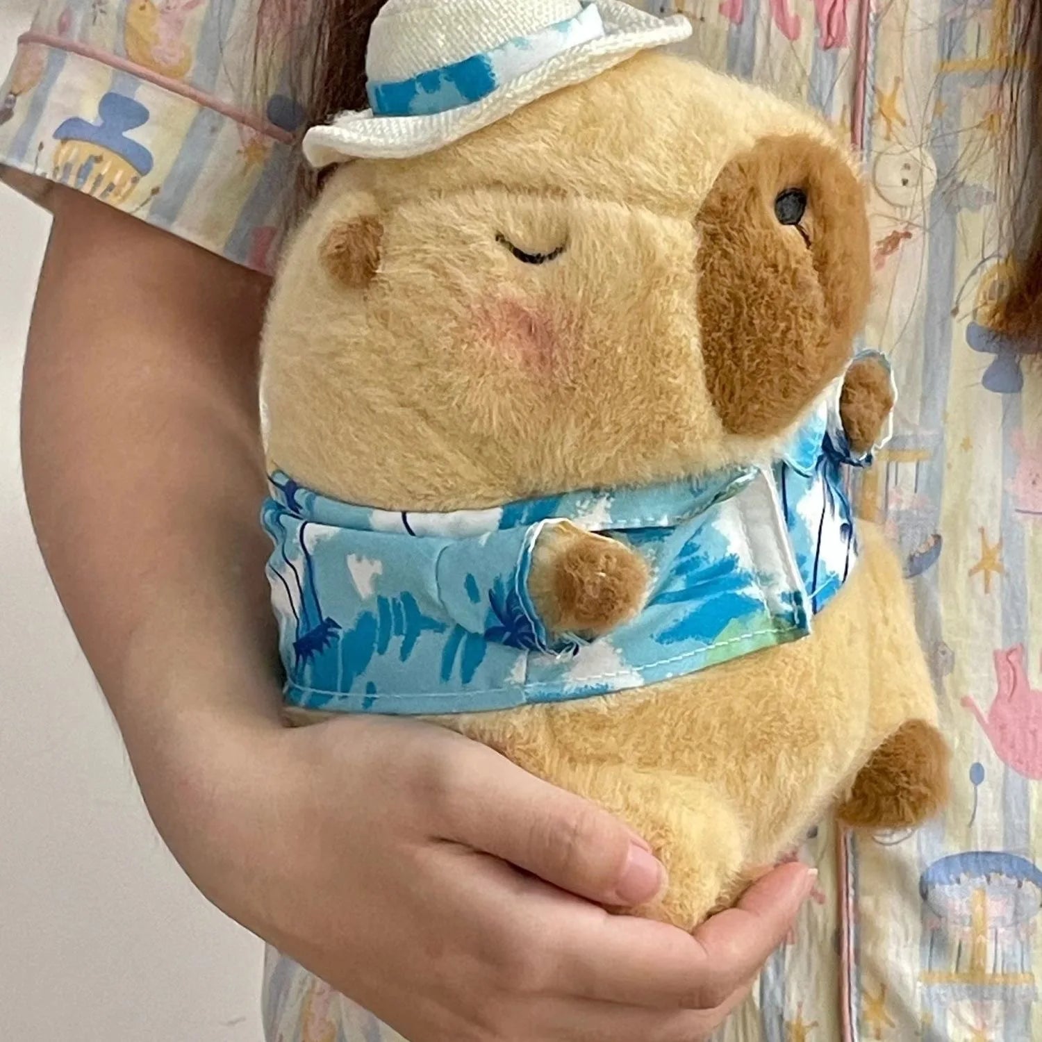 23cm Capybara Plush Simulation Capibara Anime Fluffty Toy Cute Doll Stuffed Animals Soft Doll Plush Christmas Thanksgiving Gift ALPENZO