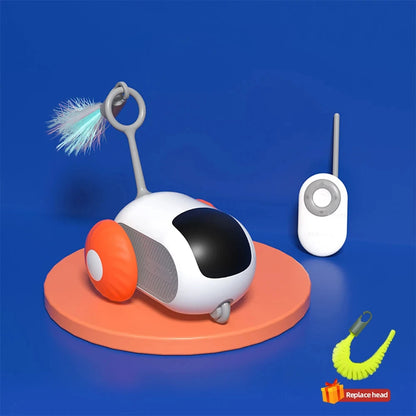 Smart Cat Toy 2 Modes Automatic Moving Remote Controlled Toy Car for Cats Dogs Interactive Playing Kitten Training Pet Supplies - ALPENZO
