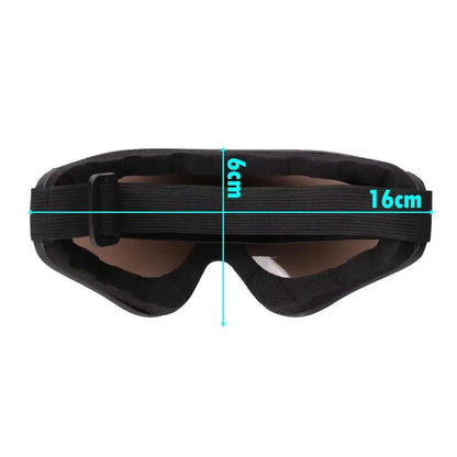 DIZETION 1Pc Winter Windproof Skiing Glasses Goggles Outdoor Sports Eyewear Glasses Ski Dustproof Cycling Lens Frame Sunglasses