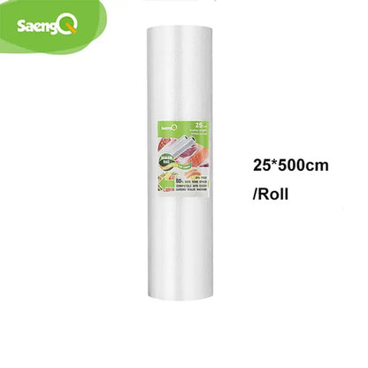 saengQ vacuum bags for food Vacuum Sealer Food Fresh Long Keeping 12+15+20+25+30cm*500cm Rolls/Lot bags for vacuum packer - ALPENZO