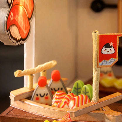 Magic Wooden Doll House Mini Kit DIY Handmade Assembly Model Building Room Bedroom Decoration 3D Puzzle Girl Toy Birthday Gifts ALPENZO