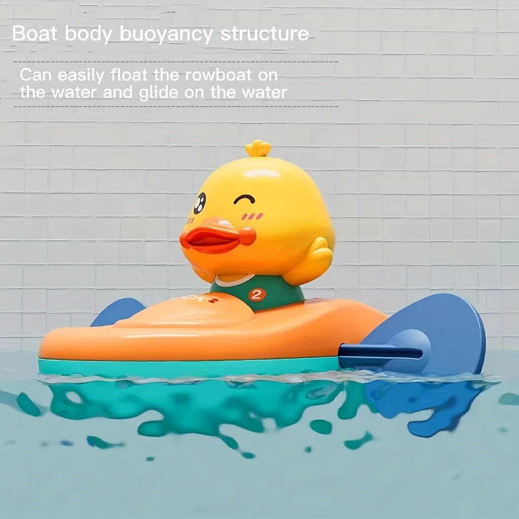 1 Pc Little Yellow Duck Kayak Toy Swimming Pool Bathroom Toy 1 Pc Little Yellow Duck Kayak Toy Swimming Pool Bathroom Toy ALPENZO