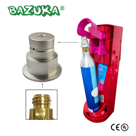Terra DUO ART Quick Connect Adapter Soda Water Accessories Soda Machine CQC to CO2 External Adaptor Bottle Tank Cylinder