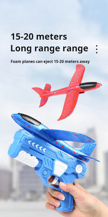 Children's Foam Ejection Aircraft Toys Parent-Child Interaction Outdoor Foam Aircraft Park ALPENZO