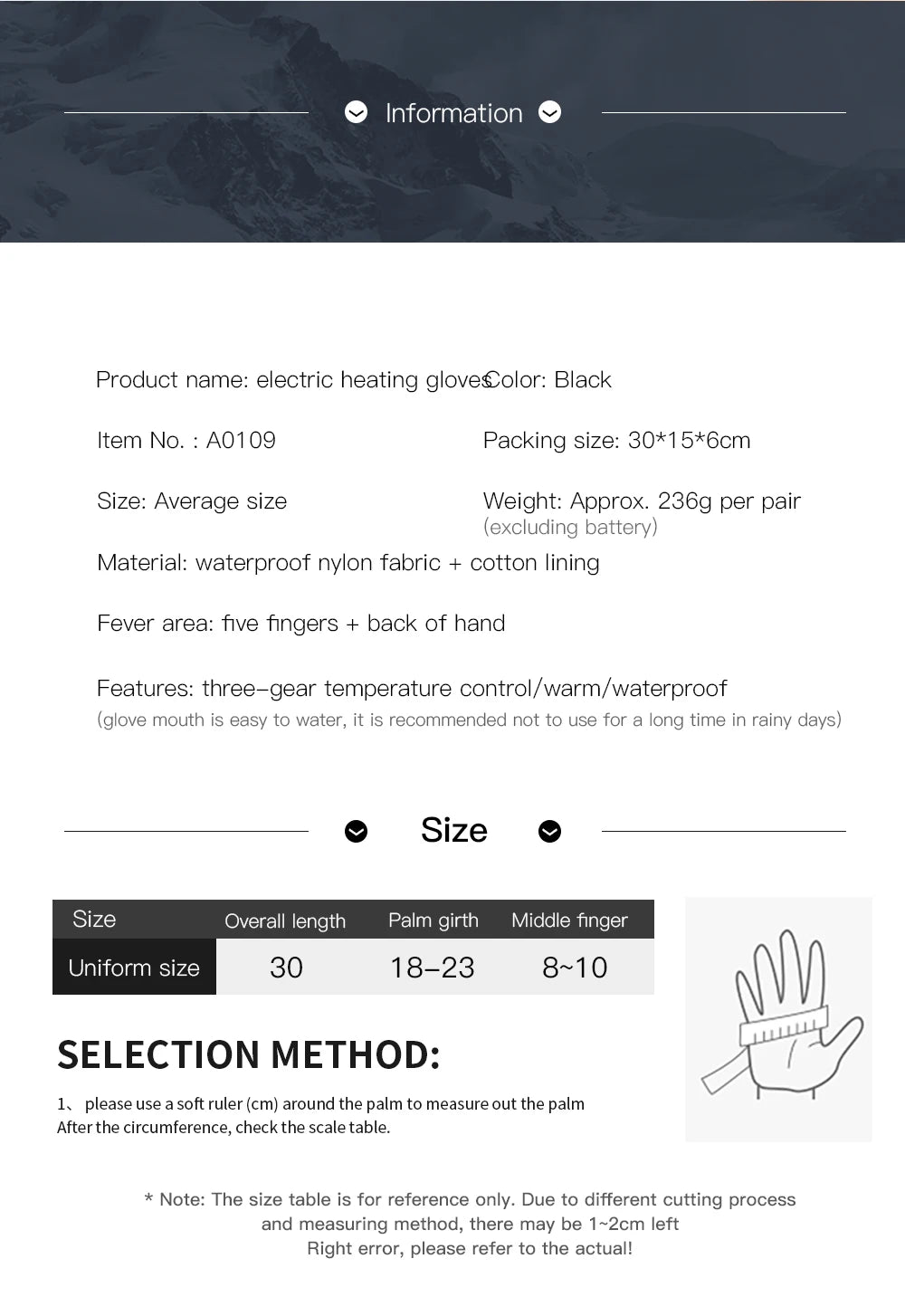 Electric Heated Gloves Motorcycle Winter Moto Heated Gloves Warm Waterproof Rechargeable Heating Thermal Gloves For Snowmobile ALPENZO